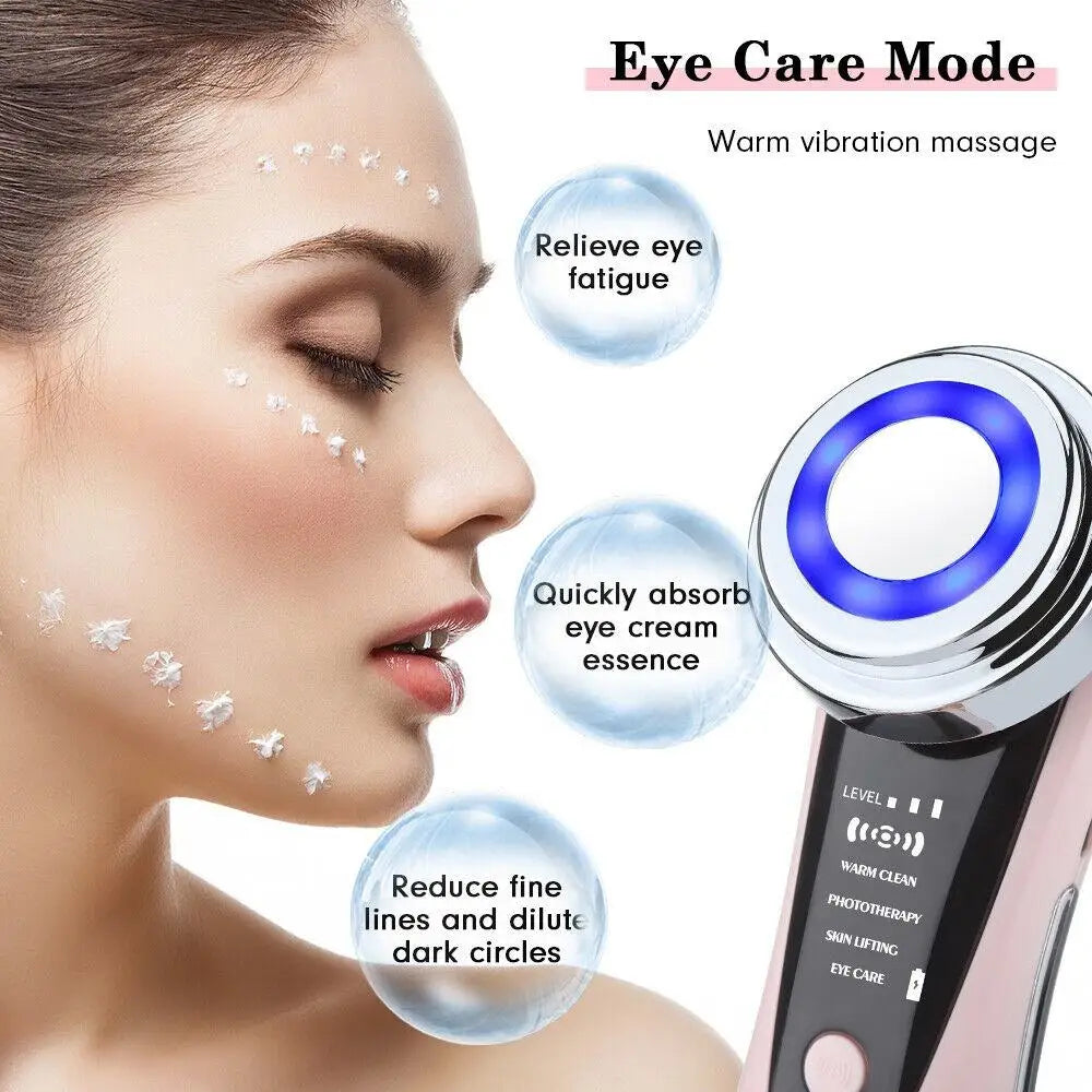 Multifunction Facial Massager 4 in 1 RF EMS Skin Care Tools